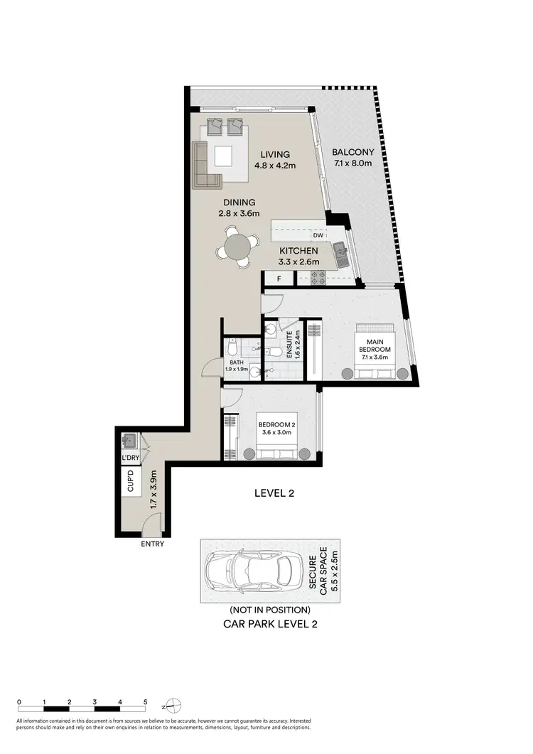 Floorplan of Homely unit listing, 24/447-451 Pacific Highway Highway, Asquith NSW 2077