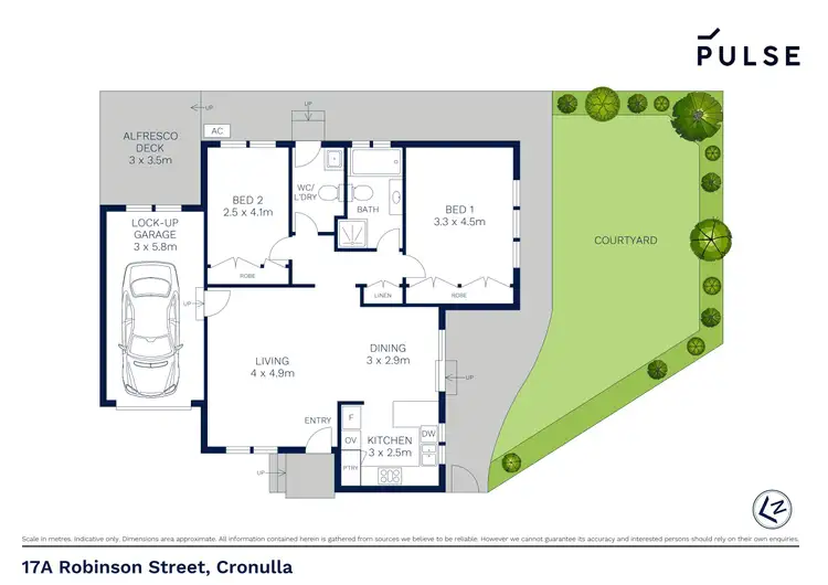 Floorplan of Homely house listing, 17a Robinson Street, Cronulla NSW 2230
