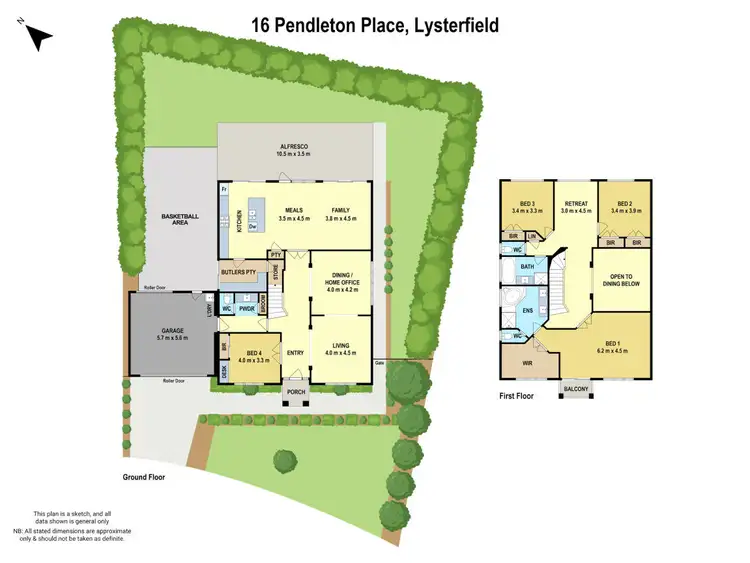 Floorplan of Homely house listing, 16 Pendelton Place, Lysterfield VIC 3156