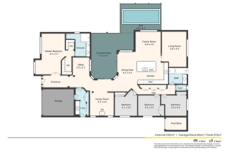 Floorplan of Homely house listing, 24 Marthas Ridge Drive, Mount Martha VIC 3934