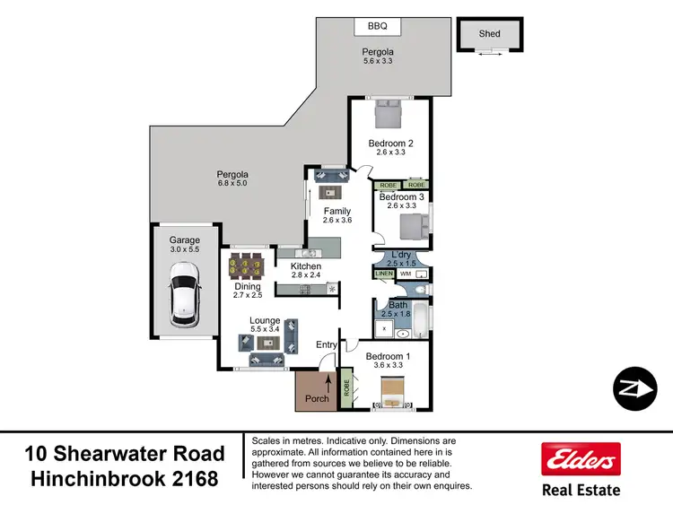 Floorplan of Homely villa listing, 10 Shearwater Road, Hinchinbrook NSW 2168