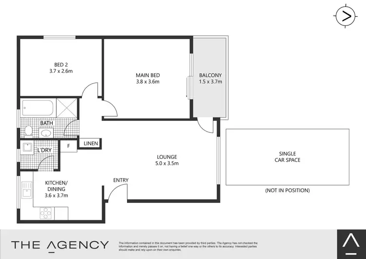 Floorplan of Homely apartment listing, 5/95 Queen Street, Ashfield NSW 2131