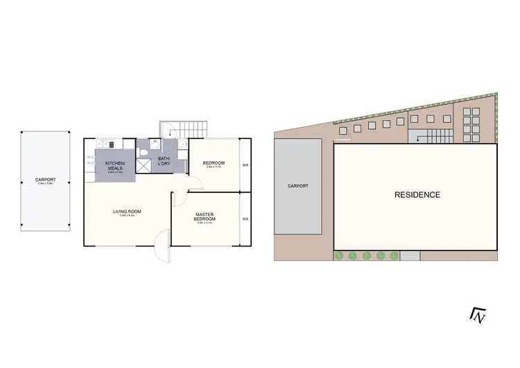 Floorplan of Homely unit listing, 4/11-13 The Pass, Croydon VIC 3136