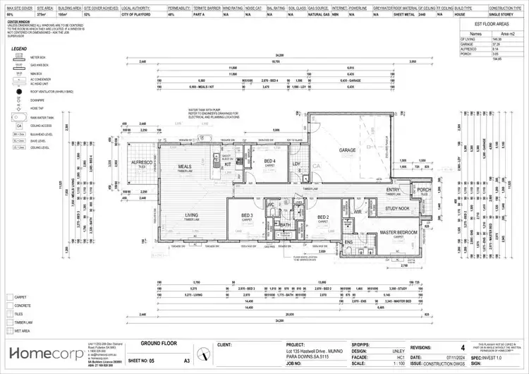 Floorplan of Homely house listing, 6 Hastwell Drive, Munno Para Downs SA 5115