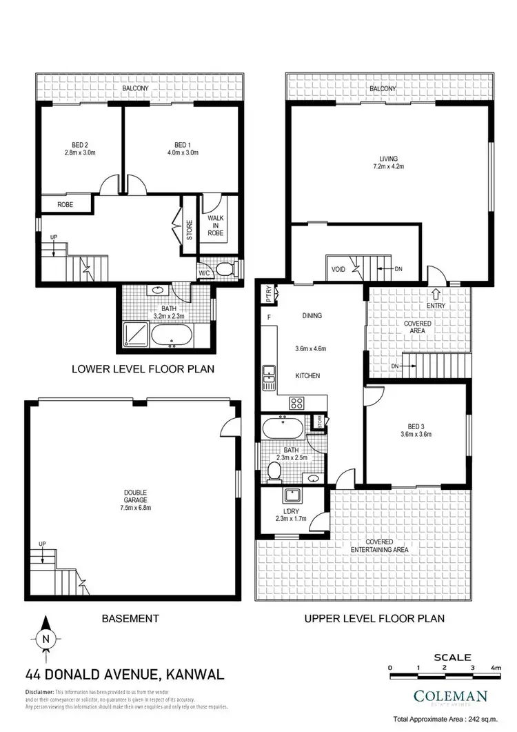 Floorplan of Homely house listing, 44 Donald Avenue, Kanwal NSW 2259