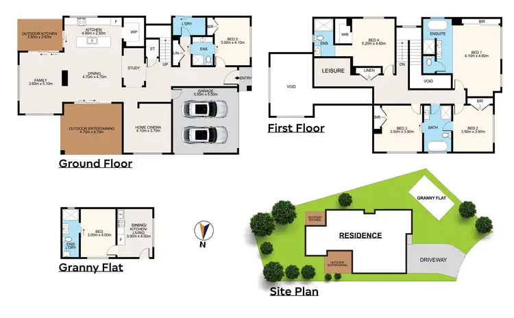 Floorplan of Homely house listing, 1 & 1A Jervis Street, Ermington NSW 2115