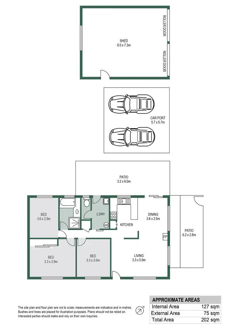 Floorplan of Homely house listing, 8 Ruby Street, Aldershot QLD 4650