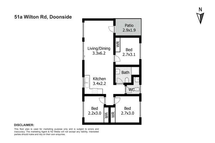 Floorplan of Homely house listing, 51A Wilton Road, Doonside NSW 2767