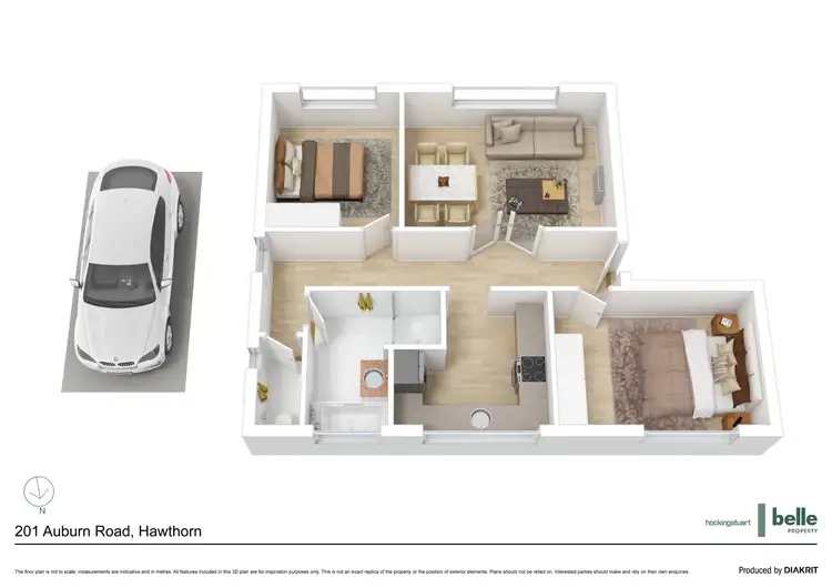 Floorplan of Homely apartment listing, 9/201 Auburn Road, Hawthorn VIC 3122