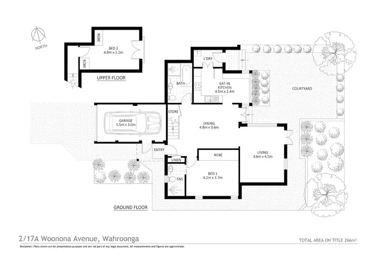 Floorplan of Homely townhouse listing, 2/17A Woonona Avenue, Wahroonga NSW 2076