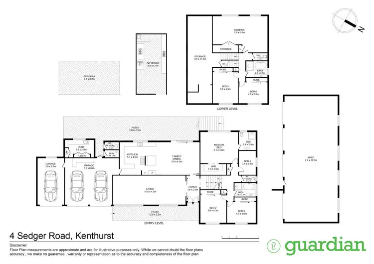 Floorplan of Homely rural property listing, 4 Sedger Road, Kenthurst NSW 2156