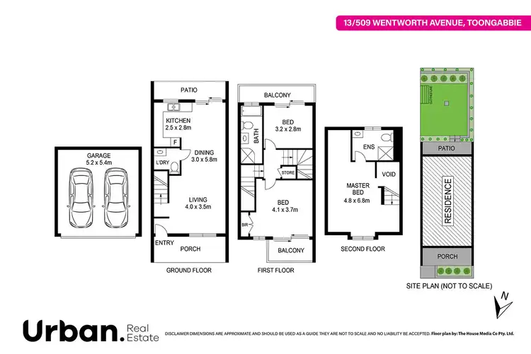 Floorplan of Homely townhouse listing, 13/509-511 Wentworth Avenue, Toongabbie NSW 2146