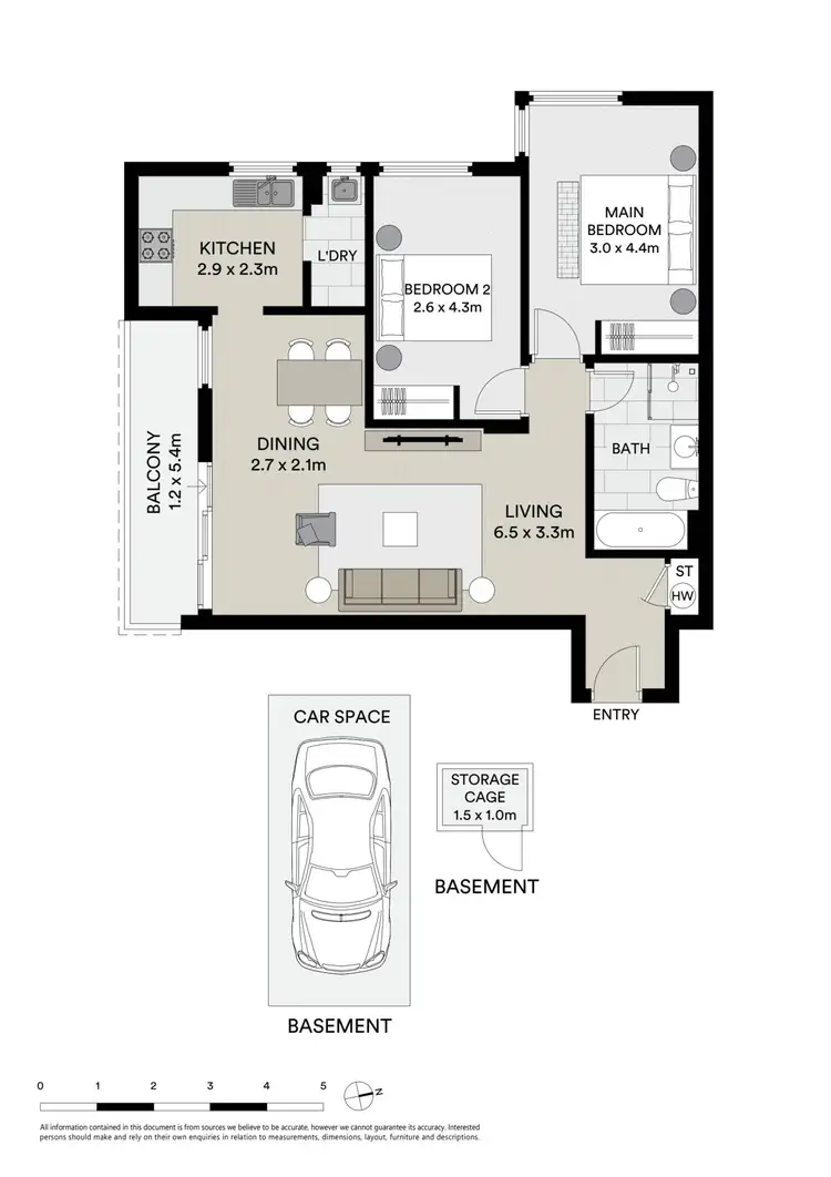 Floorplan of Homely apartment listing, 7D/6 Bligh Place, Randwick NSW 2031