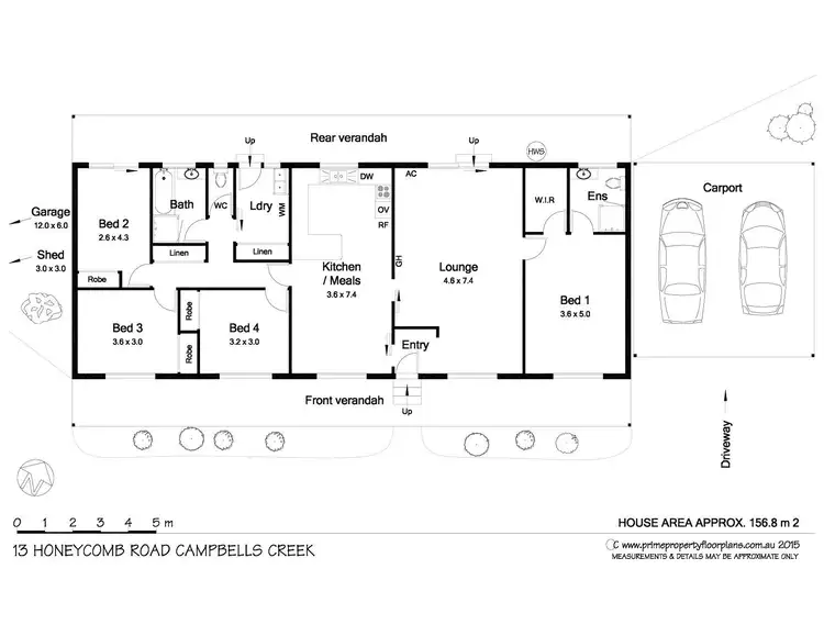 Floorplan of Homely house listing, 13 Honeycomb Road, Campbells Creek VIC 3451