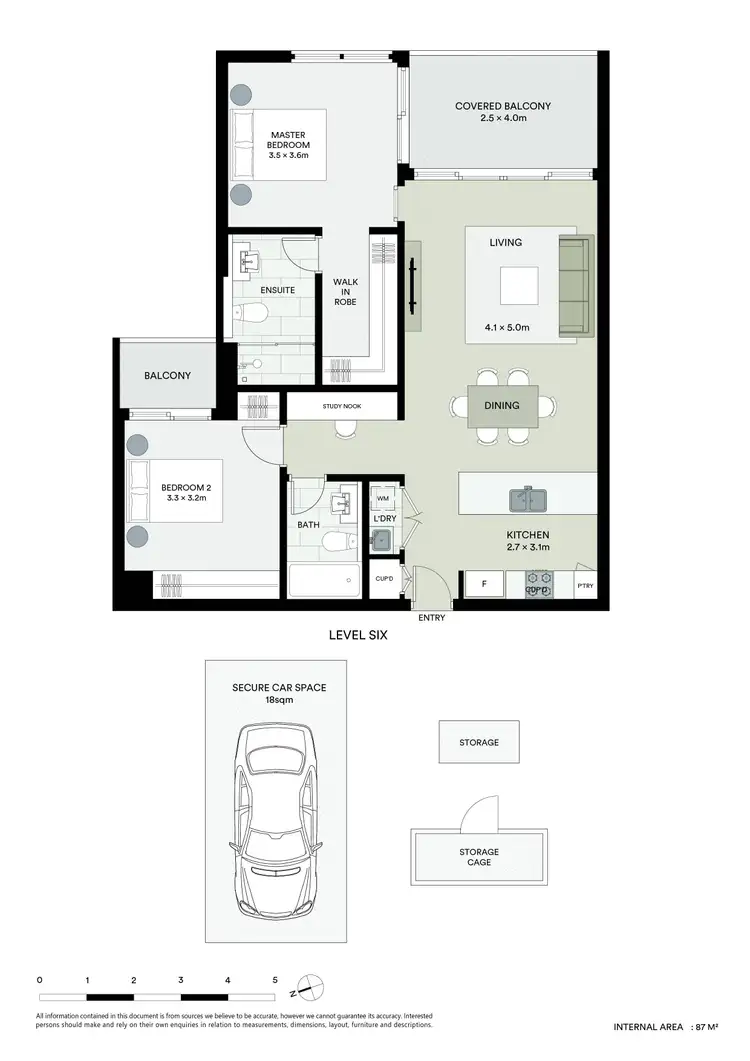Floorplan of Homely apartment listing, 608/261 Morrison Road, Ryde NSW 2112