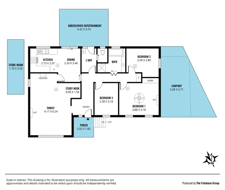 Floorplan of Homely house listing, 2 Trinidad Way, Happy Valley SA 5159