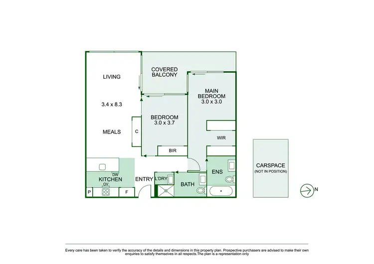 Floorplan of Homely apartment listing, 303/652 High Street, Prahran VIC 3181