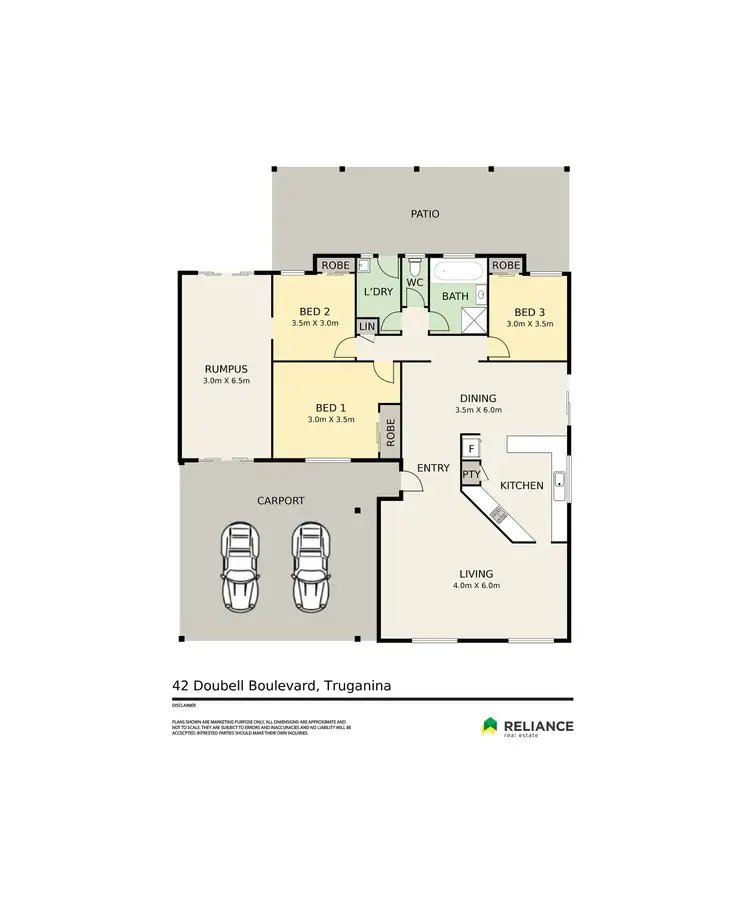 Floorplan of Homely house listing, 42 Doubell Boulevard, Truganina VIC 3029