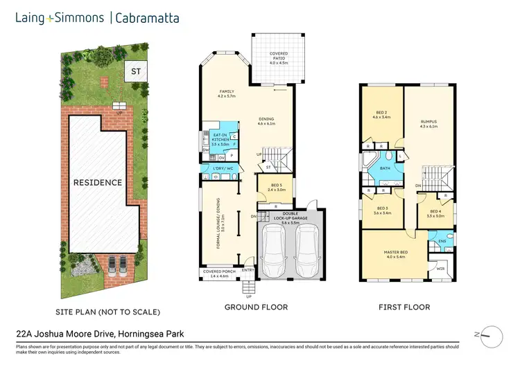 Floorplan of Homely house listing, 22A Joshua Moore Drive, Horningsea Park NSW 2171