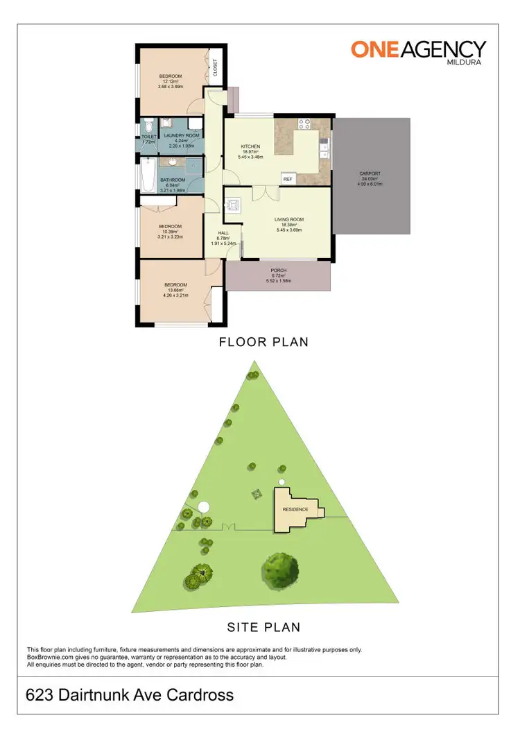 Floorplan of Homely house listing, 623 Dairtnunk Avenue, Cardross VIC 3496