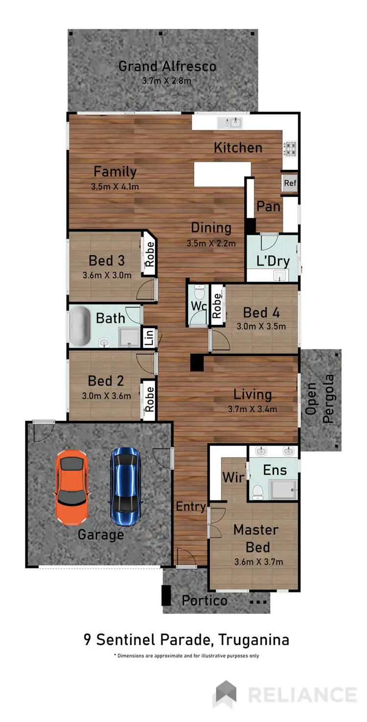 Floorplan of Homely house listing, 9 Sentinel Parade, Truganina VIC 3029