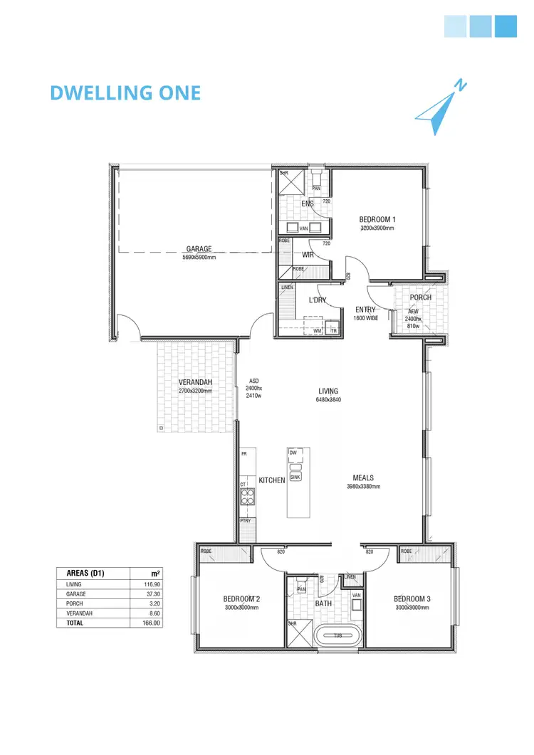 Floorplan of Homely house listing, 1 - 4/2 Kandy Crescent, Klemzig SA 5087