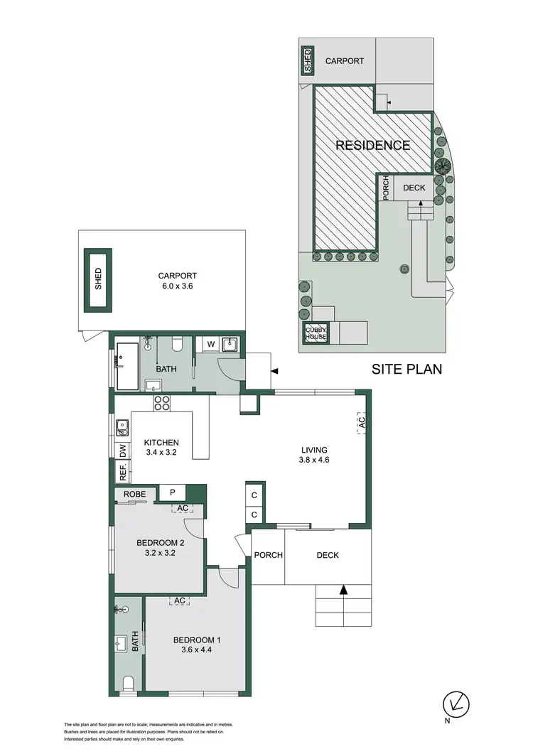 Floorplan of Homely house listing, 1/53 Fig Street, Dromana VIC 3936