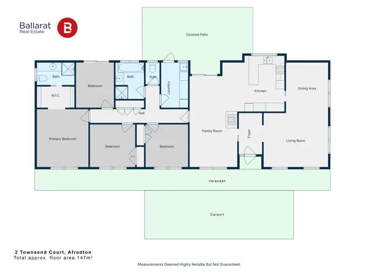 Floorplan of Homely house listing, 2 Townsend Court, Alfredton VIC 3350