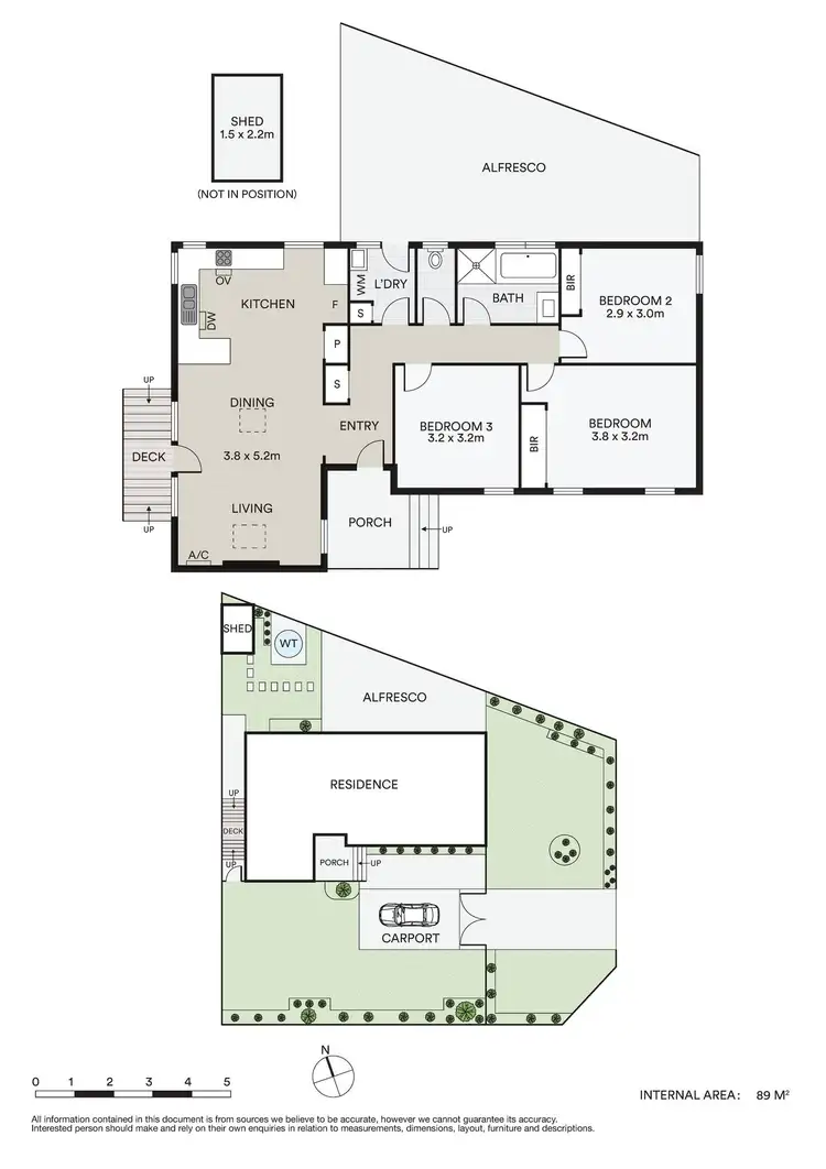 Floorplan of Homely unit listing, 1/2A Stephen Road, Ferntree Gully VIC 3156
