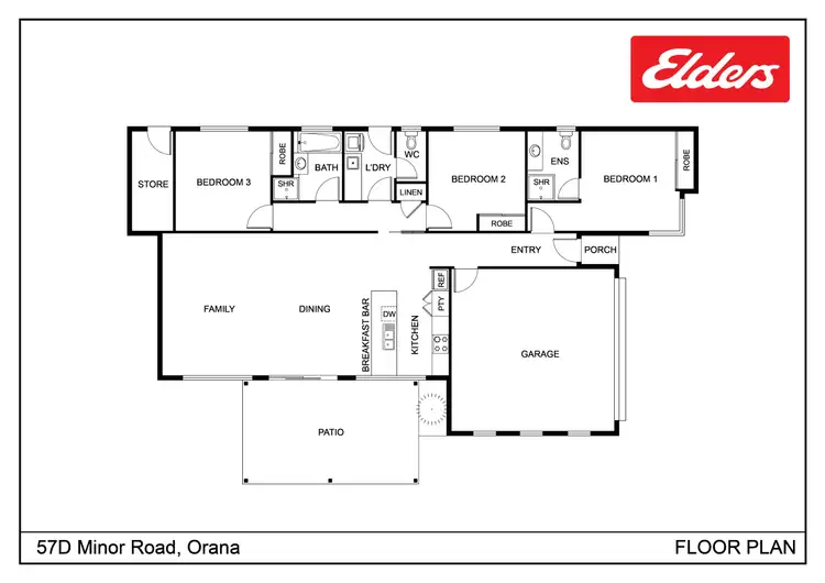 Floorplan of Homely house listing, 57D Minor Road, Orana WA 6330