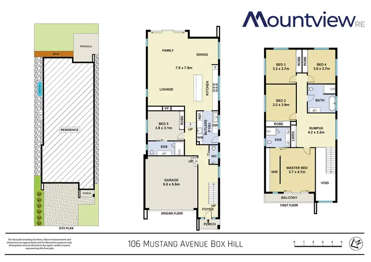 Floorplan of Homely house listing, 106 Mustang Avenue, Box Hill NSW 2765
