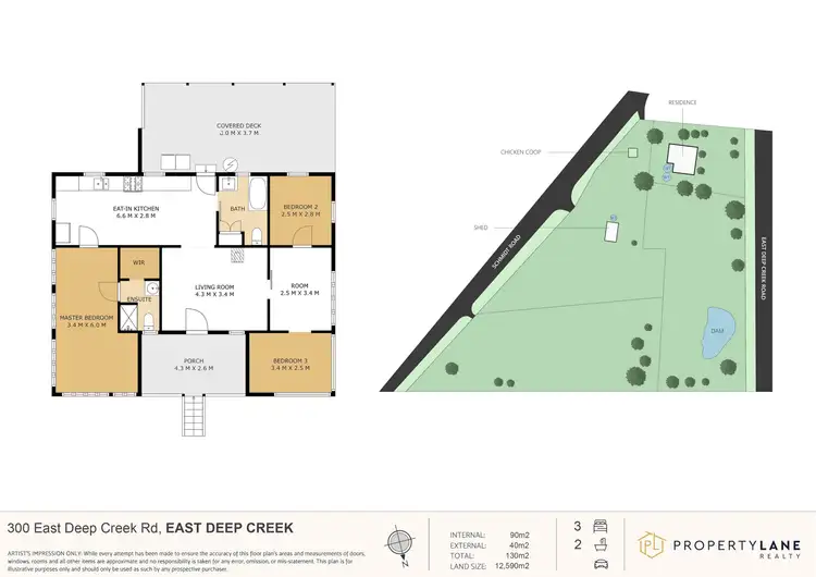 Floorplan of Homely rural property listing, 300 East Deep Creek Road, East Deep Creek QLD 4570