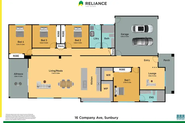 Floorplan of Homely house listing, 16 Company Avenue, Sunbury VIC 3429