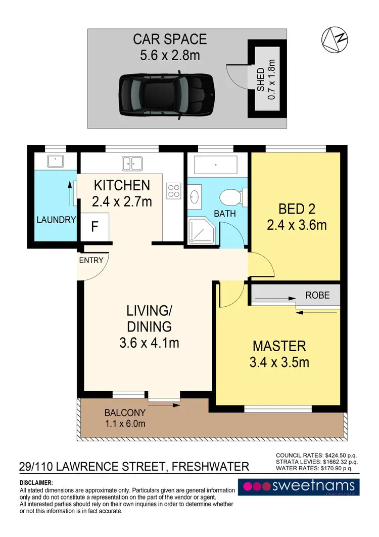 Floorplan of Homely apartment listing, 29/110 Lawrence Street, Freshwater NSW 2096