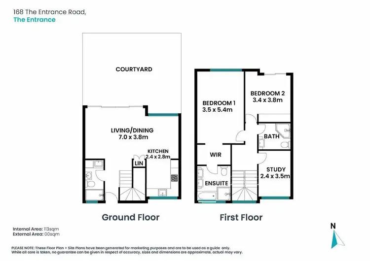 Floorplan of Homely unit listing, 1/168 The Entrance Road, The Entrance NSW 2261