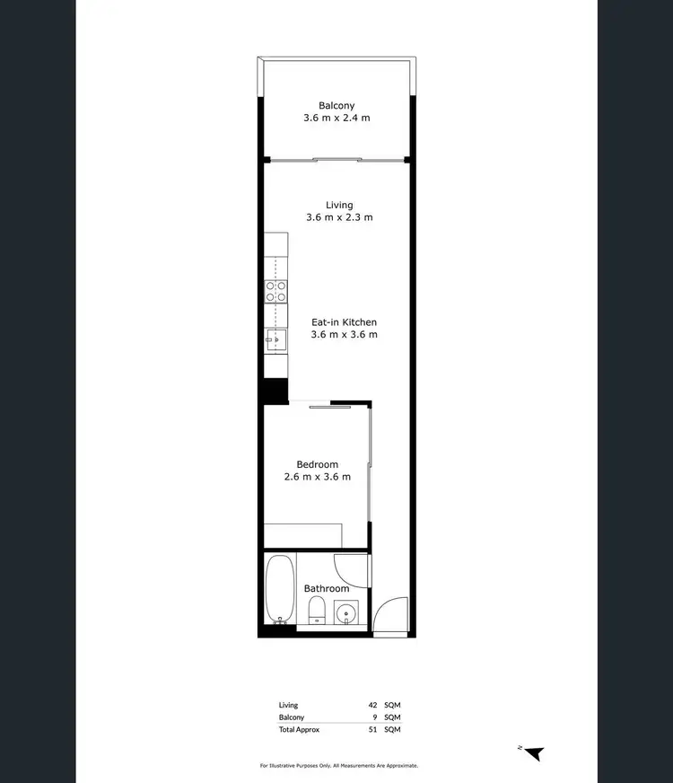 Floorplan of Homely unit listing, 503/16 Holdfast Promenade, Glenelg SA 5045