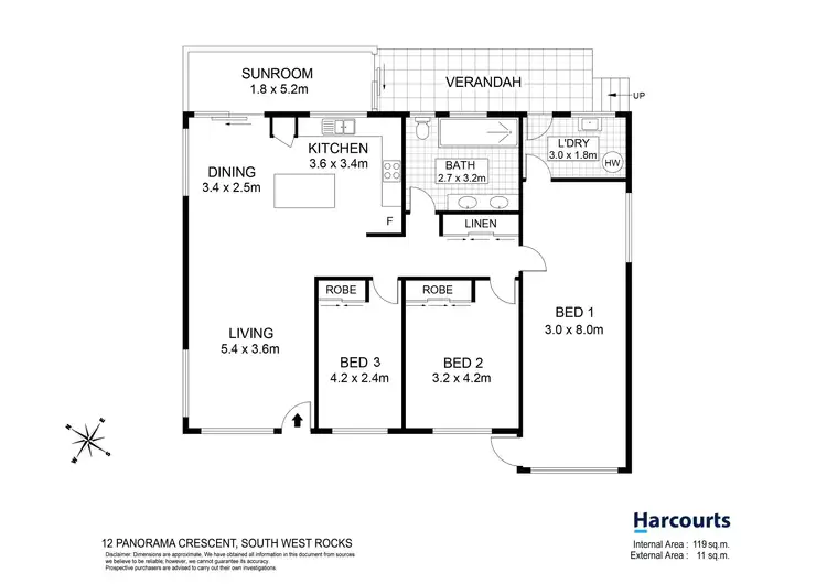 Floorplan of Homely house listing, 12 Panorama Avenue, South West Rocks NSW 2431