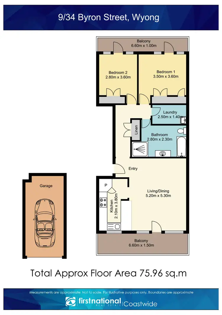 Floorplan of Homely unit listing, 9/34 Byron Street, Wyong NSW 2259