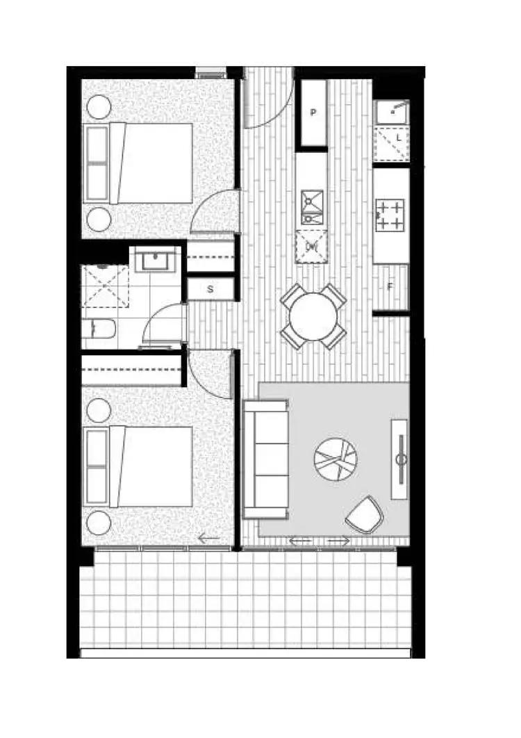 Floorplan of Homely apartment listing, 503/55 Currong Street North, Braddon ACT 2612