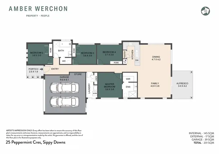 Floorplan of Homely house listing, 25 Peppermint Crescent, Sippy Downs QLD 4556