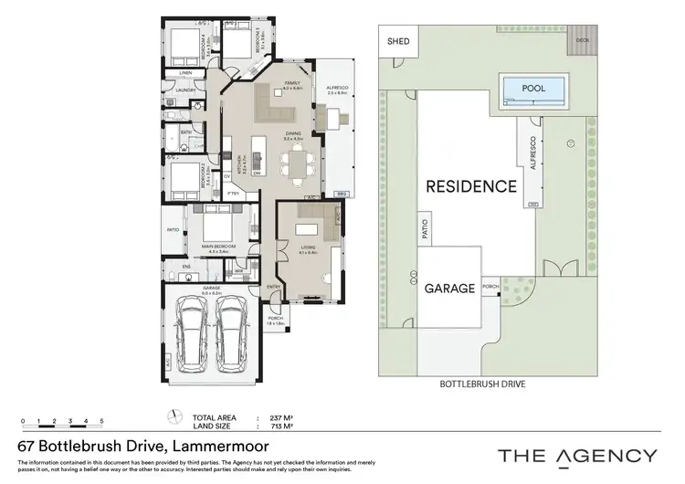 Floorplan of Homely house listing, 67 Bottlebrush Drive, Lammermoor QLD 4703