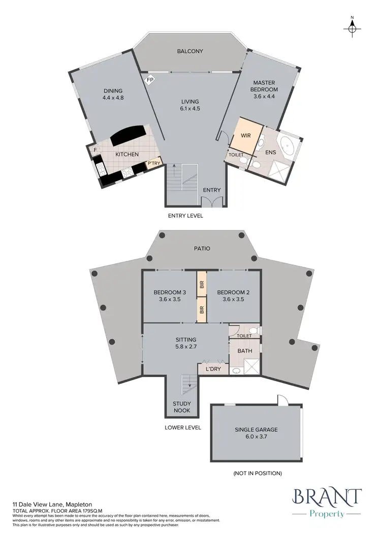 Floorplan of Homely house listing, 11 Dale View Lane, Mapleton QLD 4560