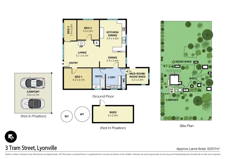 Floorplan of Homely house listing, 3 Tram Street, Lyonville VIC 3461