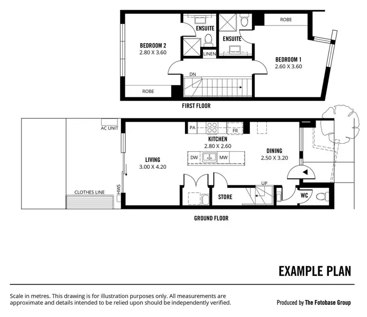 Floorplan of Homely townhouse listing, 6/4 Barry Drive, Findon SA 5023