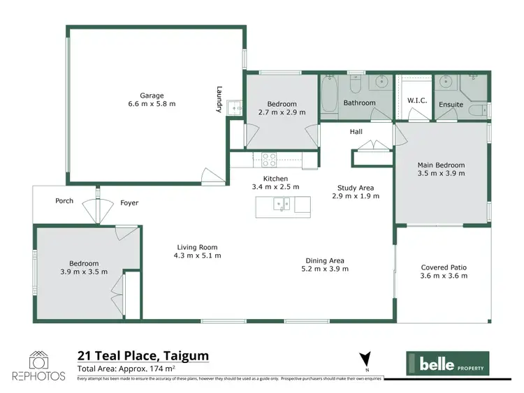 Floorplan of Homely house listing, 21 Teal Place, Taigum QLD 4018
