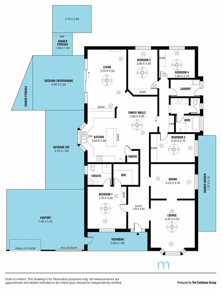 Floorplan of Homely house listing, 9 Brooks Circuit, Woodcroft SA 5162