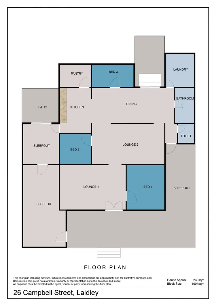 Floorplan of Homely house listing, 26 Campbell Street, Laidley QLD 4341