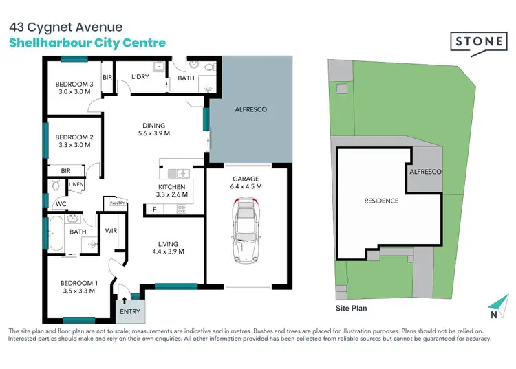 Floorplan of Homely house listing, 43 Cygnet Avenue, Shellharbour City Centre NSW 2529