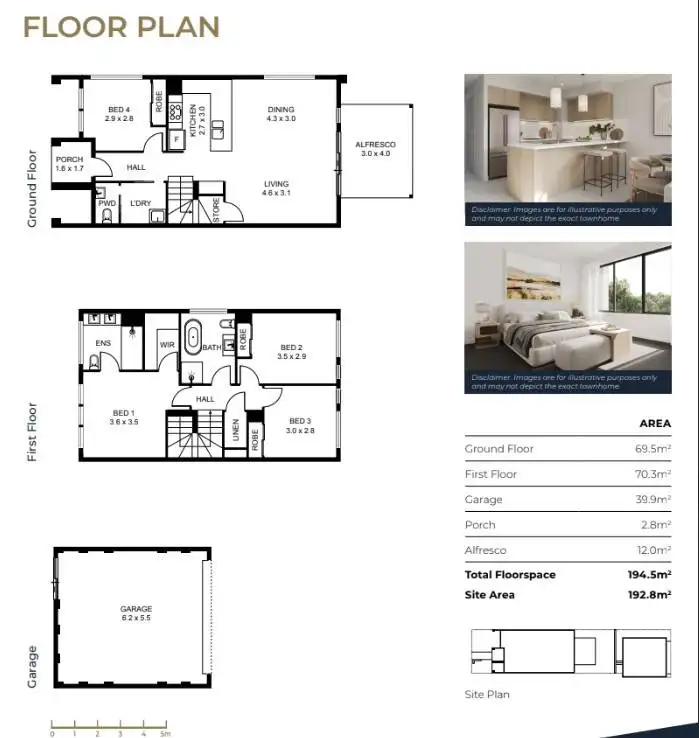 Floorplan of Homely house listing, 14 Dexter Street, Oran Park NSW 2570