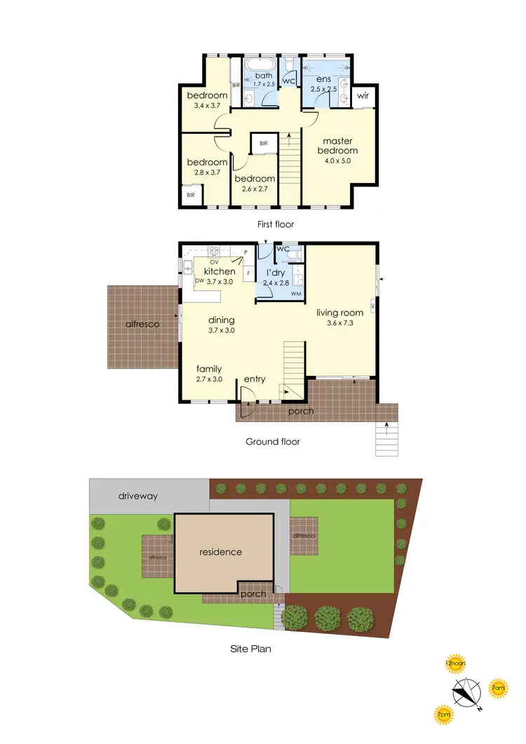 Floorplan of Homely house listing, 14 Narambi Crescent, Frankston VIC 3199